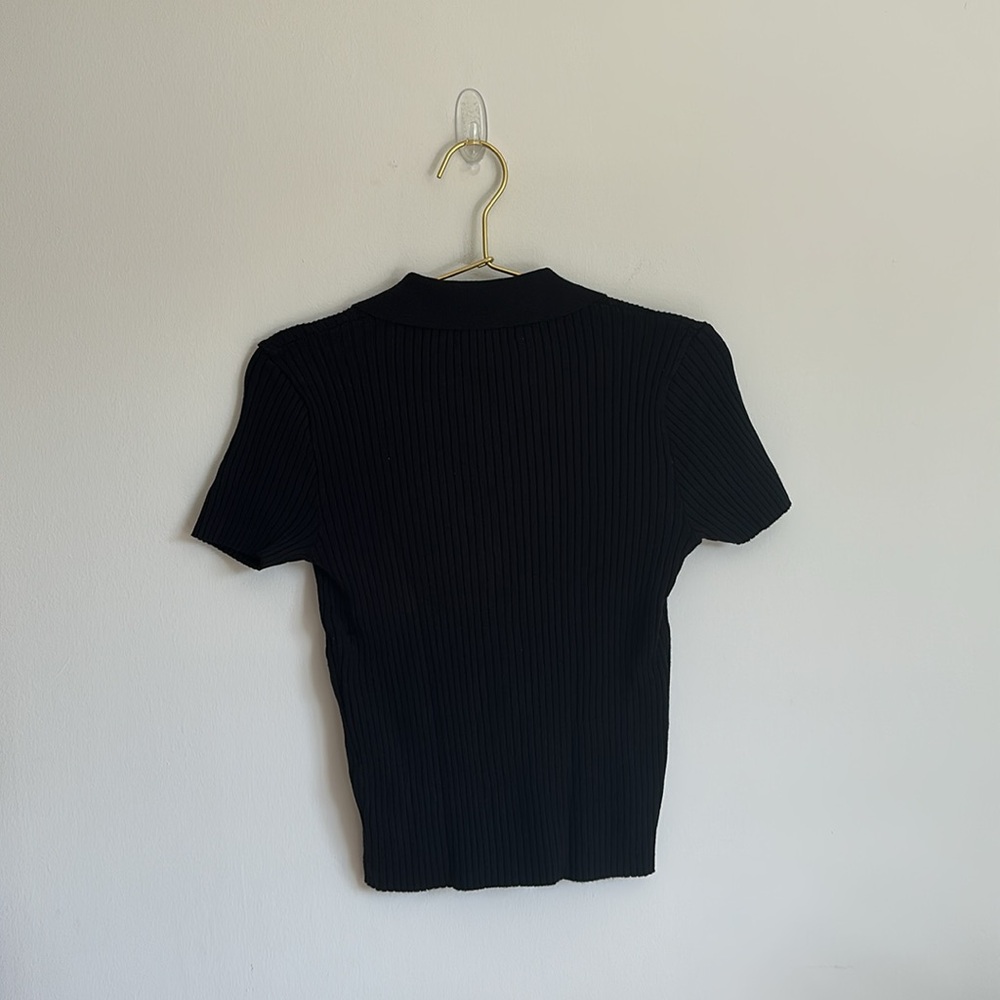 Collared Zipper Top SIZE M - Picture 4 of 8